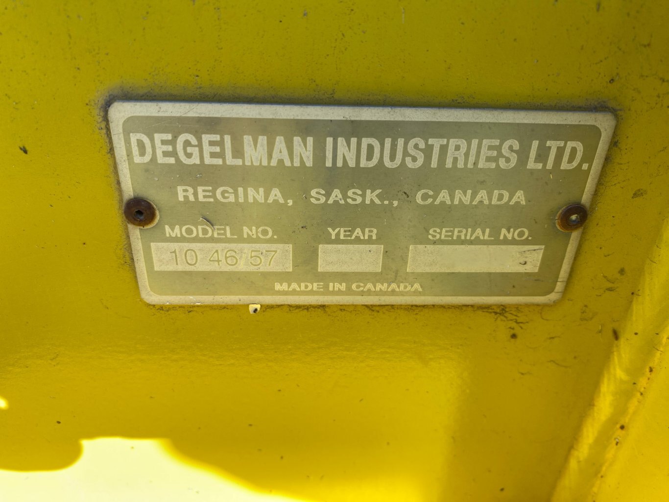 2011 Degelman 46 57 10ft Dozer Blade for Tractor Degelman 4600/5700 Snow Blade #9221 BP