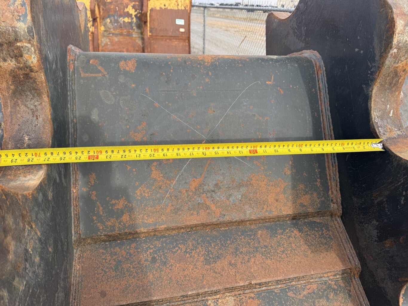 600 Series Excavator Clean Up Bucket 84 #10394 JPH