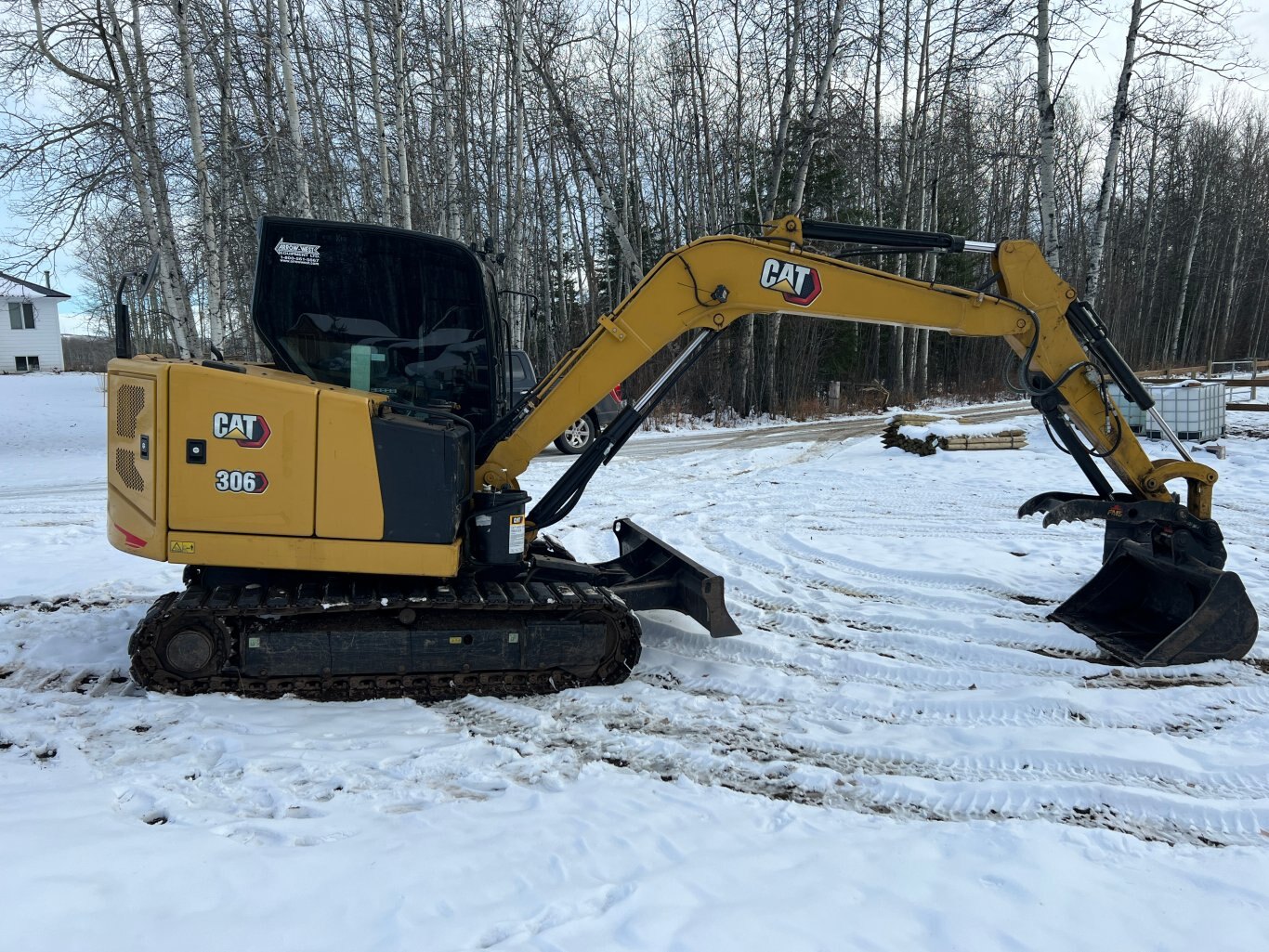 2021 CAT 306 Excavator w/ Thumb and Two Buckets #9255 JF