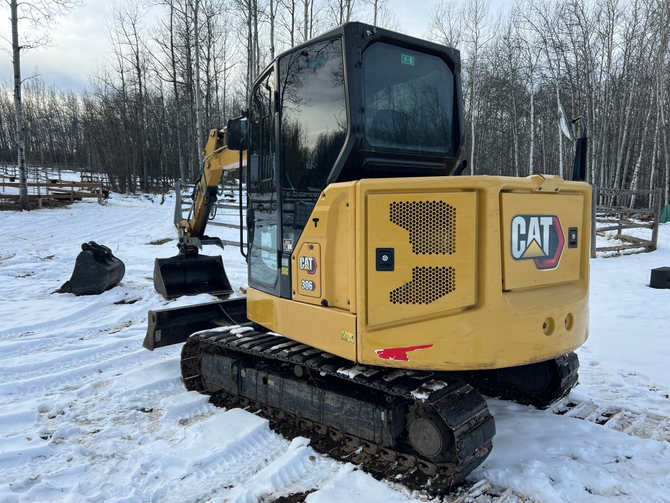 2021 CAT 306 Excavator w/ Thumb and Two Buckets #9255 JF