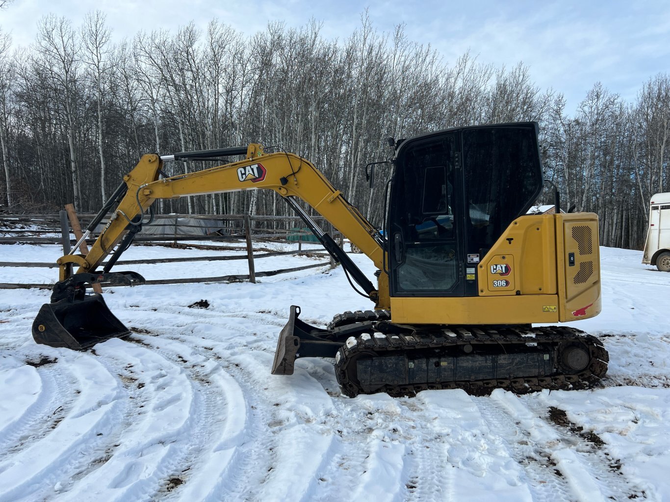 2021 CAT 306 Excavator w/ Thumb and Two Buckets #9255 JF