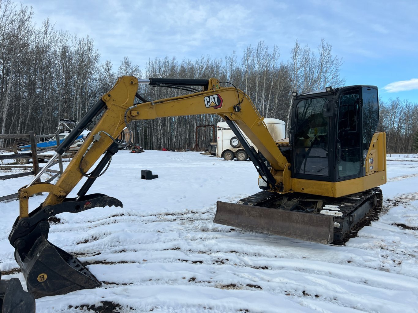 2021 CAT 306 Excavator w/ Thumb and Two Buckets #9255 JF