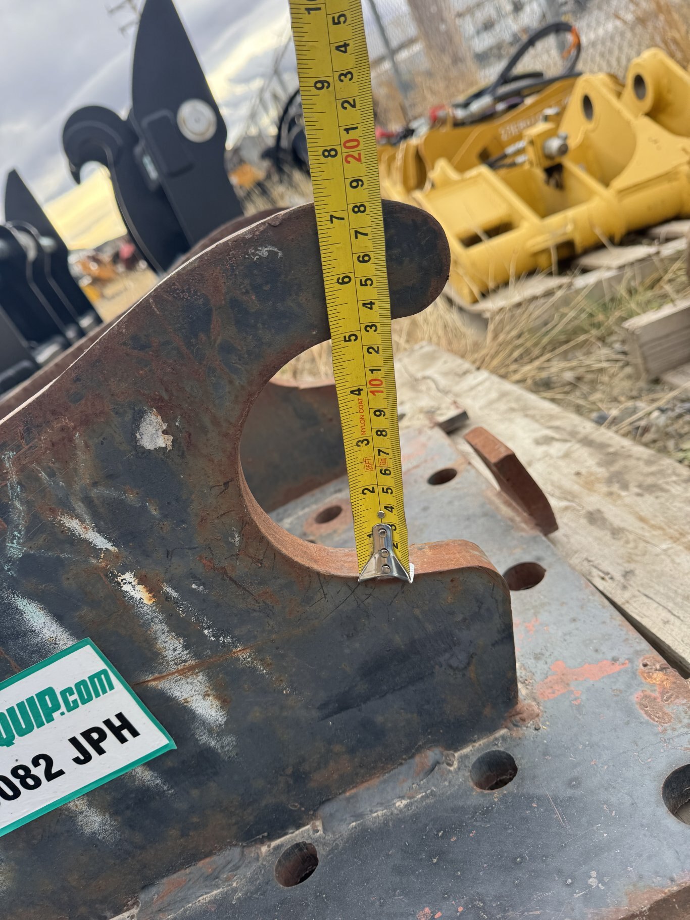 Excavator Mount Plate Unsure Lug Maybe 120 Series #10082 JPH