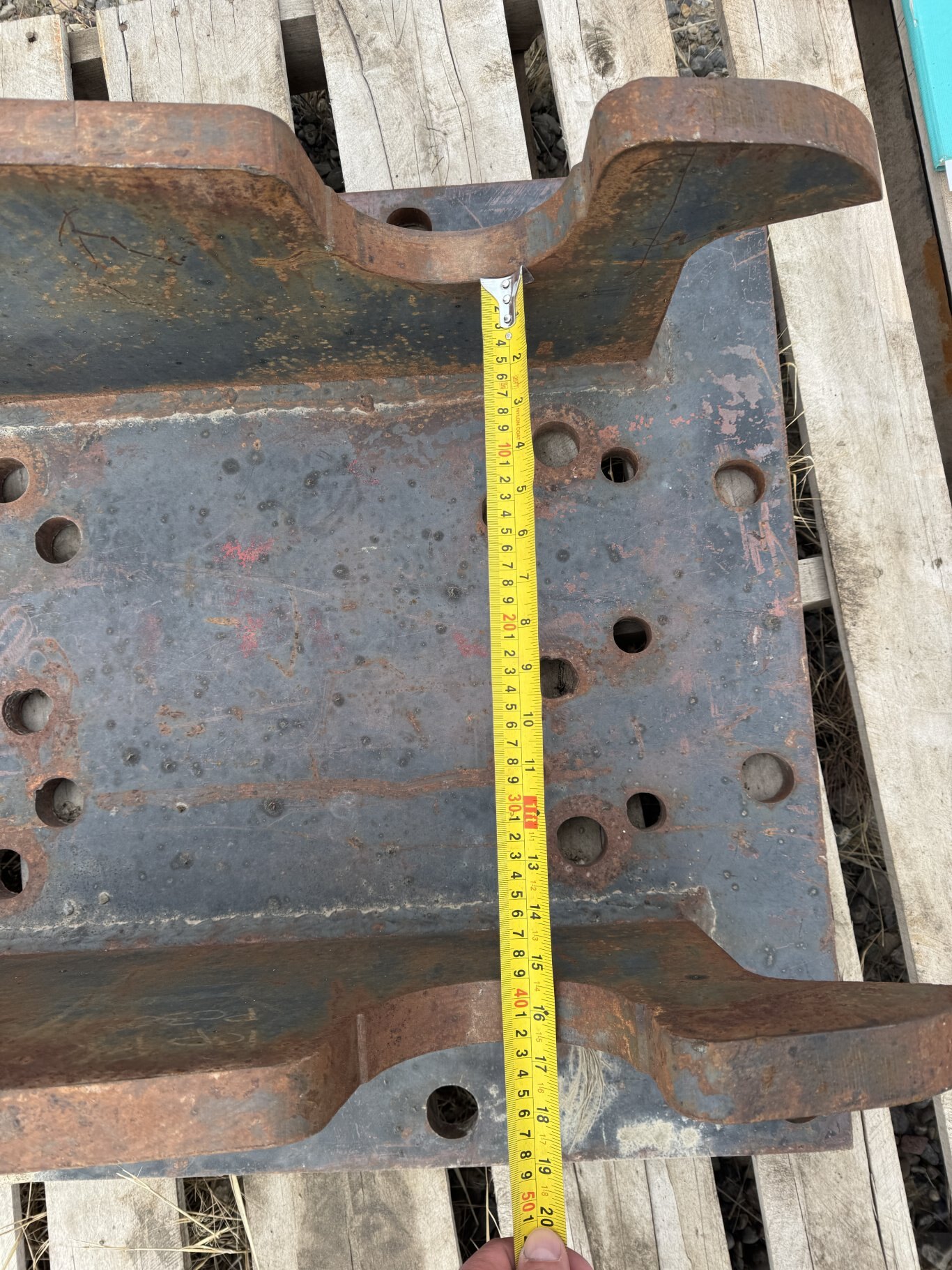 Excavator Mount Plate Unsure Lug Maybe 120 Series #10082 JPH