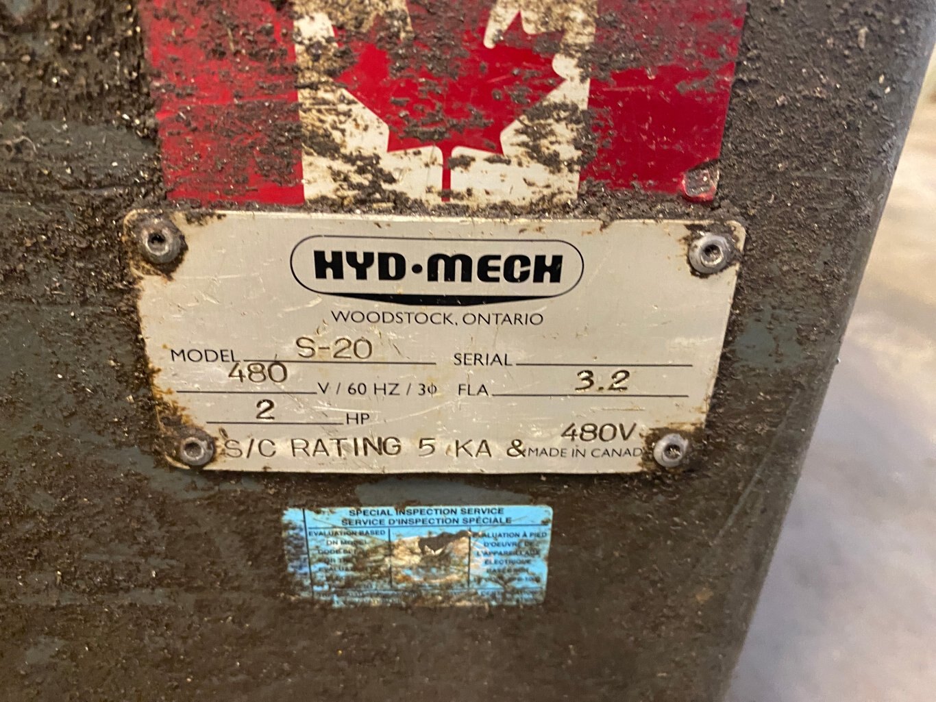 Hydmech S 20 Horizontal Scissor Band Saw / Used S20 Band Saw #9258 BP