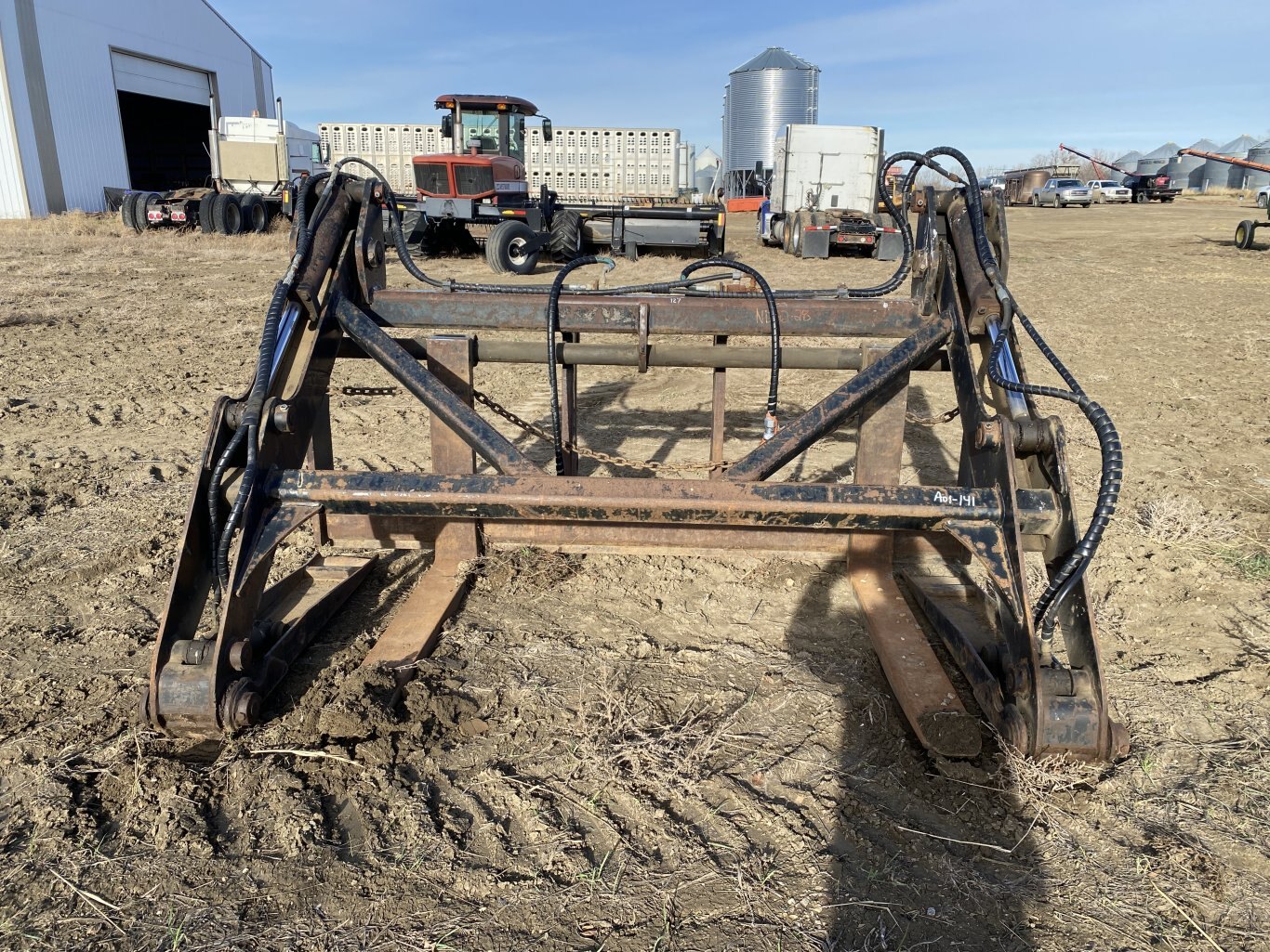 CWS 924G CAT Wheel Loader Grapple Caterpillar 924G Pipe Grapple with 48 Forks #9267 BP