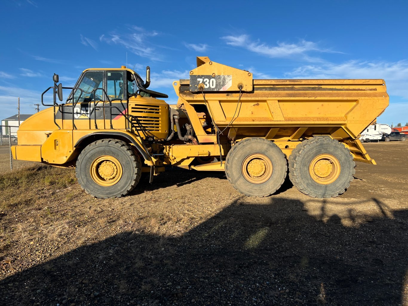 2007 CAT 730 EJ Rock Truck with New Transmission #9279 JF