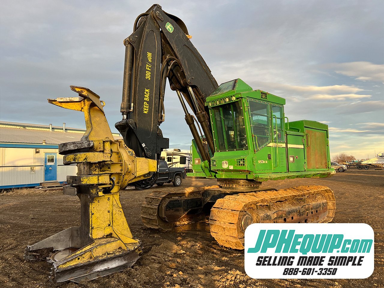 2014 John Deere 953K II Feller Buncher #9281 JF