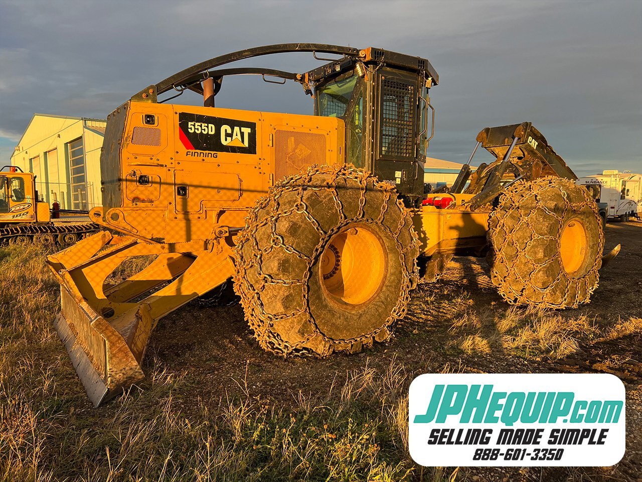 2015 CAT 555D Skidder #9282 JF