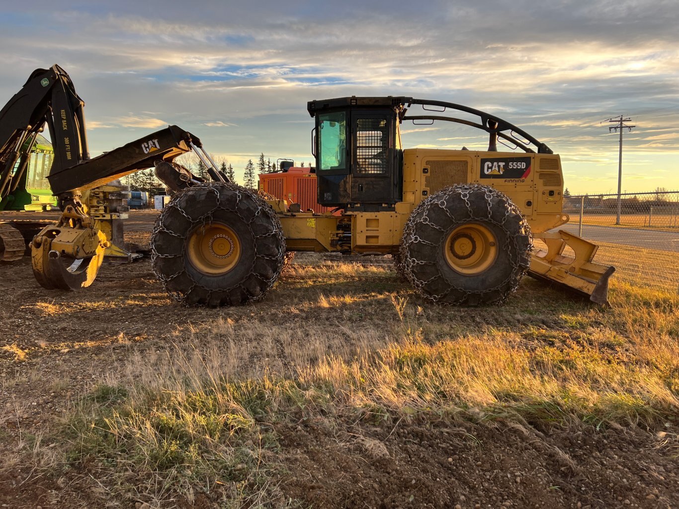 2015 CAT 555D Skidder #9282 JF