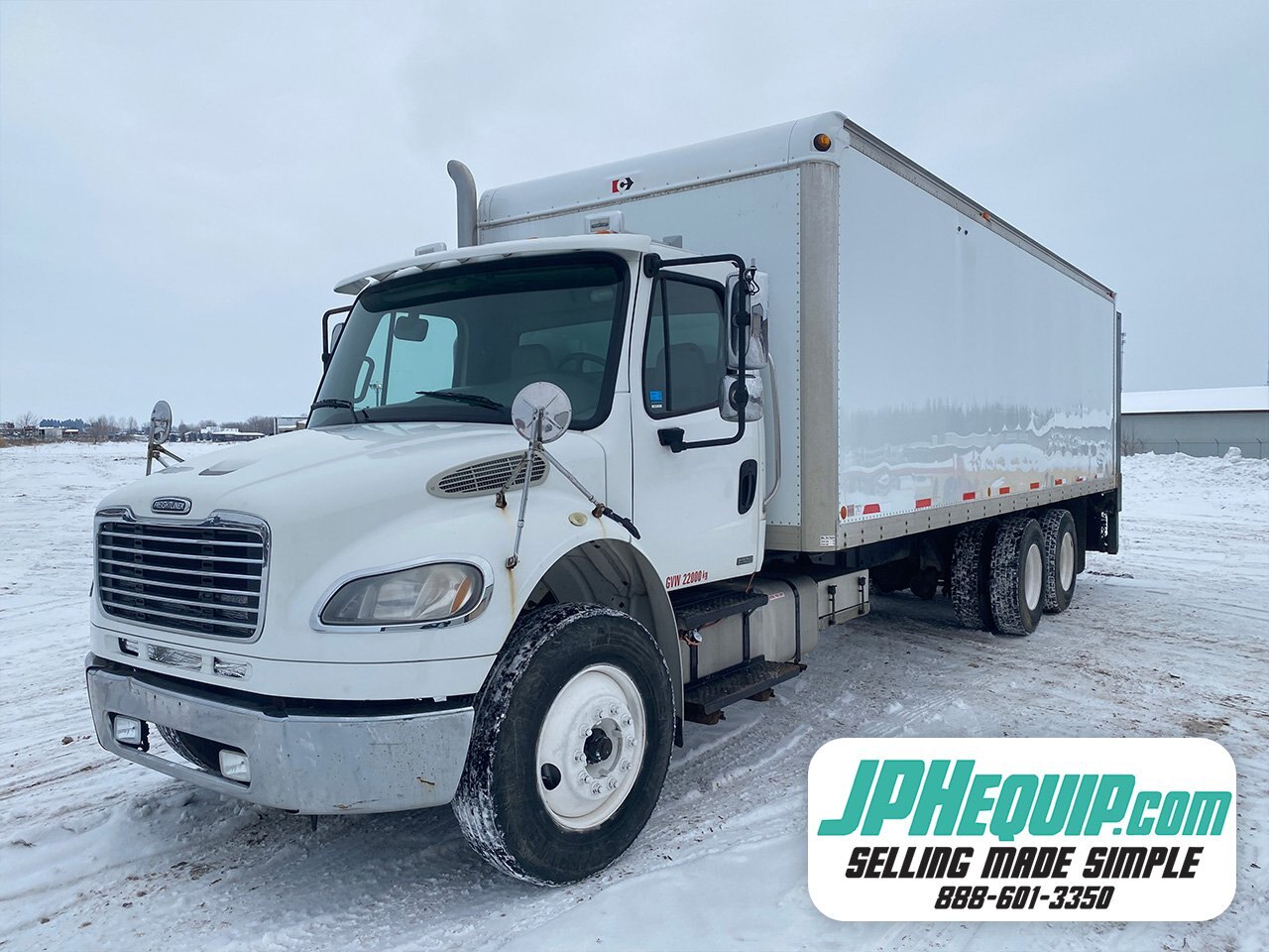 2007 Freightliner M2 106 Boiler 25 HP / Steam Truck - Van Body #9285 BP