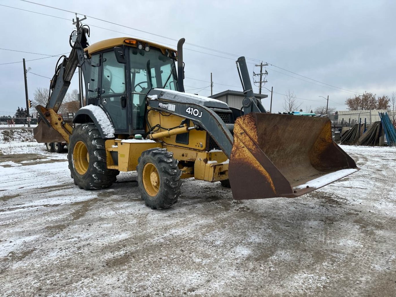 2008 John Deere 401J Backhoe 4WD with Extendahoe #9288 JA