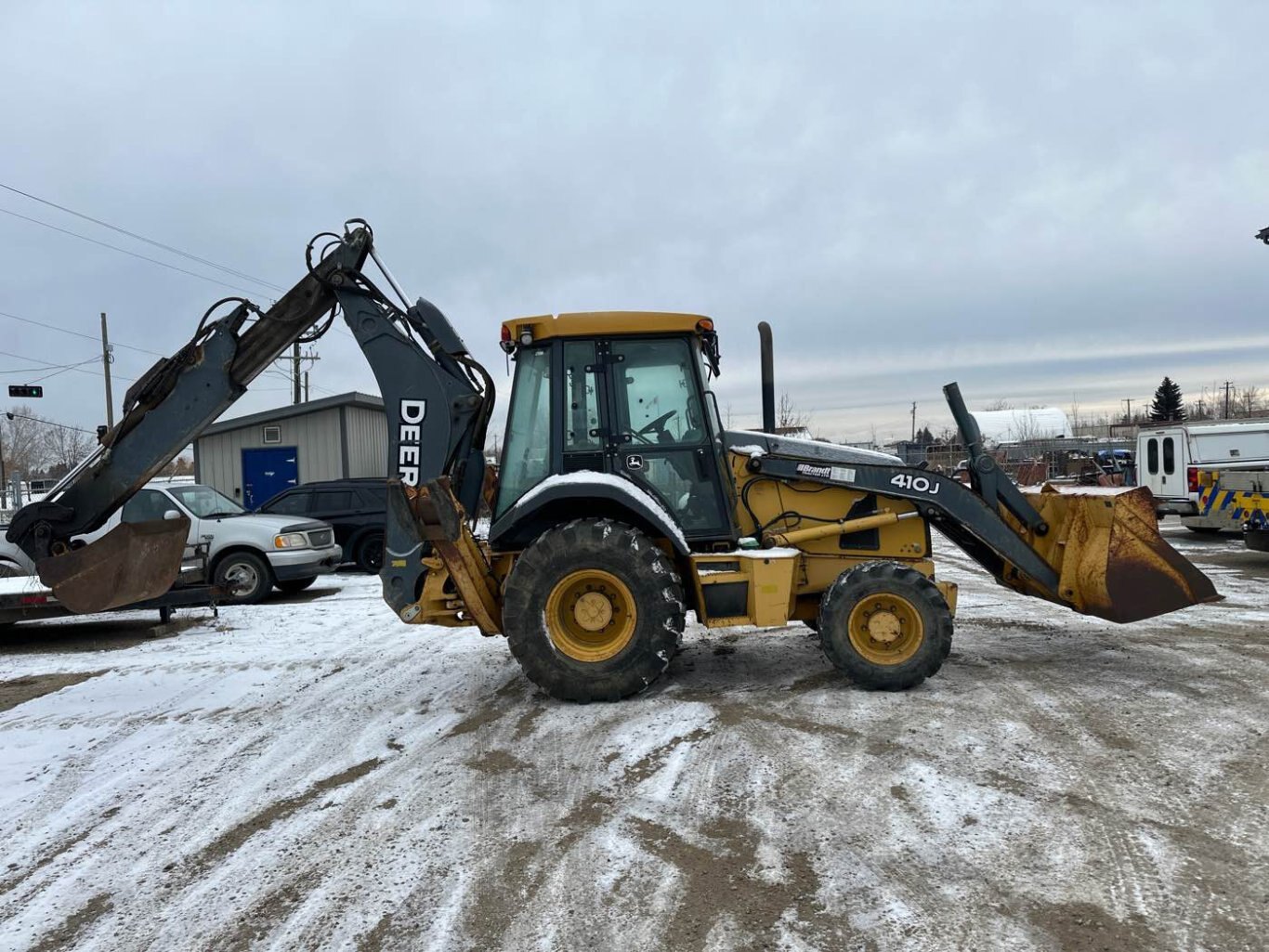 2008 John Deere 401J Backhoe 4WD with Extendahoe #9288 JA