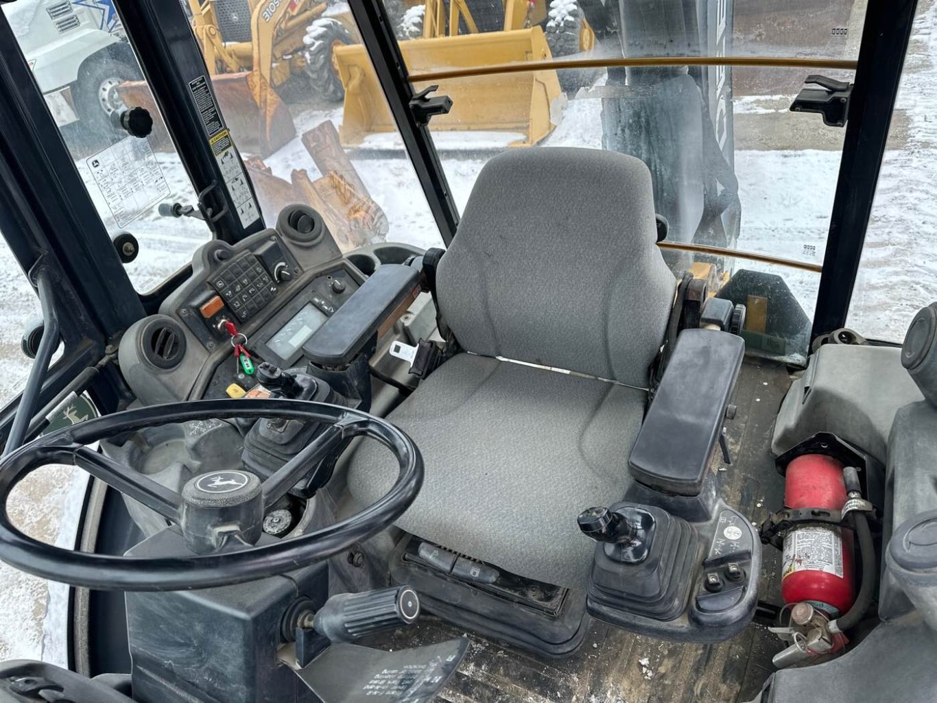 2008 John Deere 401J Backhoe 4WD with Extendahoe #9288 JA