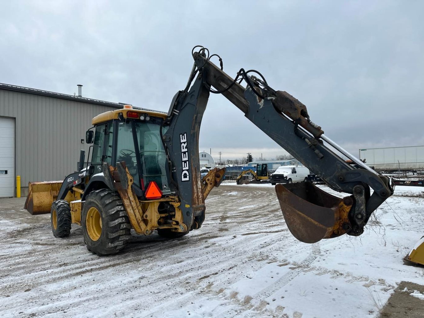 2008 John Deere 401J Backhoe 4WD with Extendahoe #9288 JA