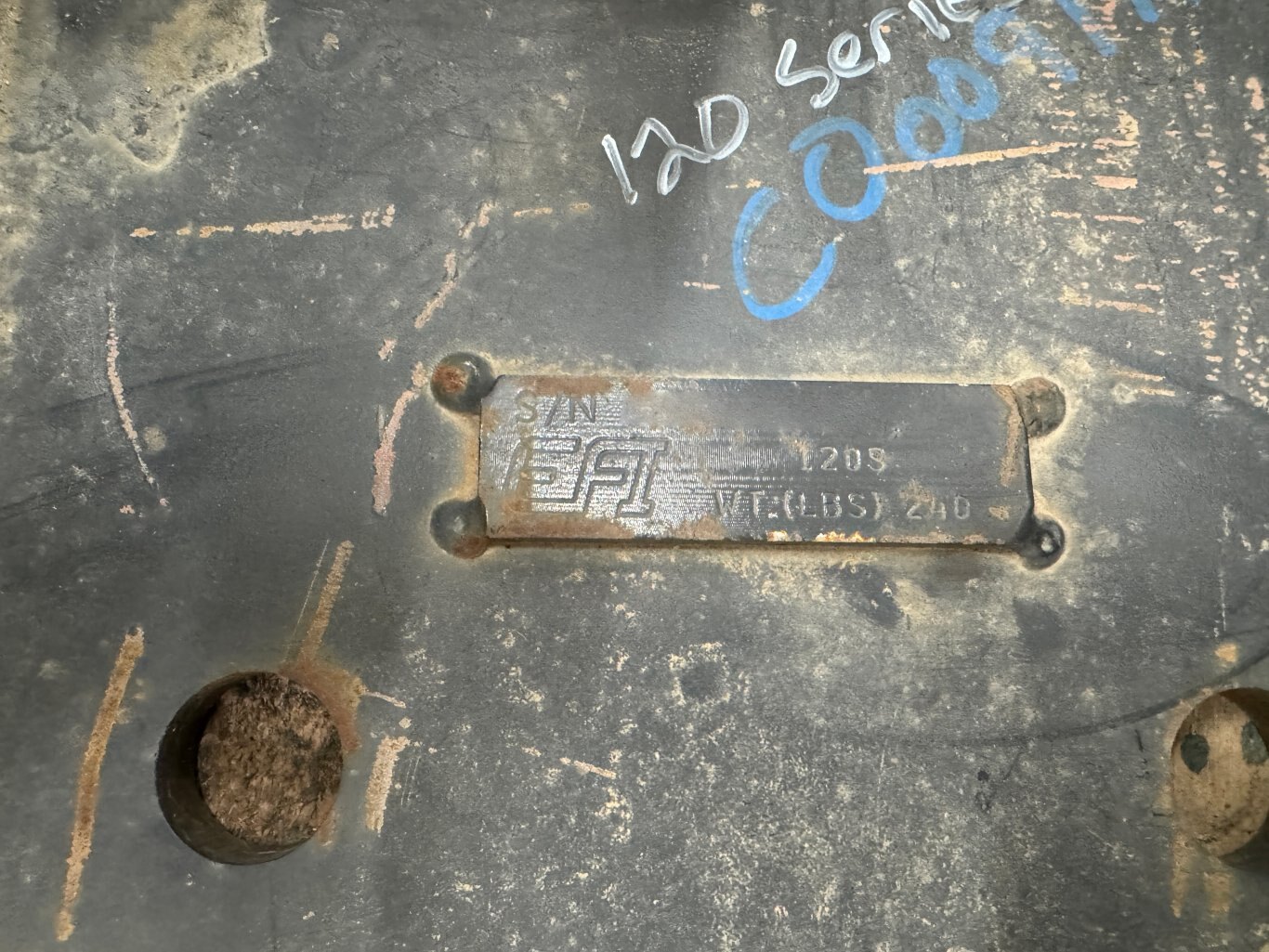 Excavator Mount Plate 120 Series Adaptor Plate #10230 JPH