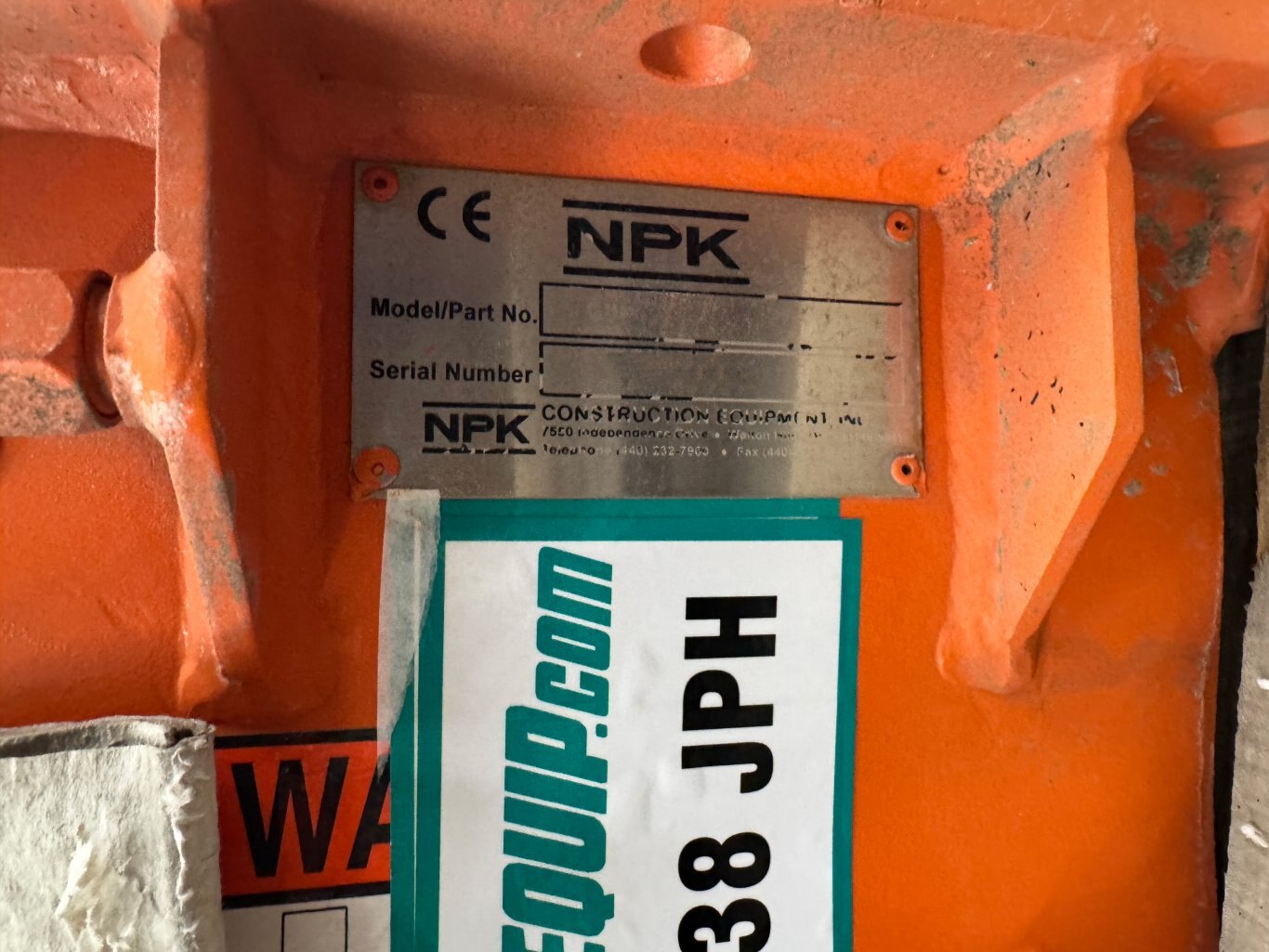 2022 Excavator Hammer PH07 NPK Breaker 1.5 2.75 ton Carrier #10238 JPH