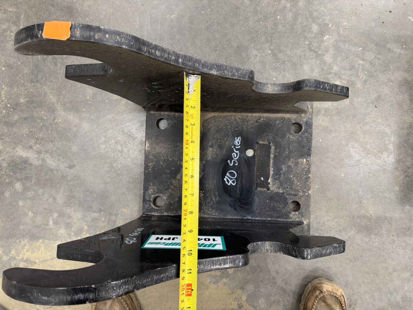 Excavator Mount Plate 80 Series Adaptor Plate #10415 JPH