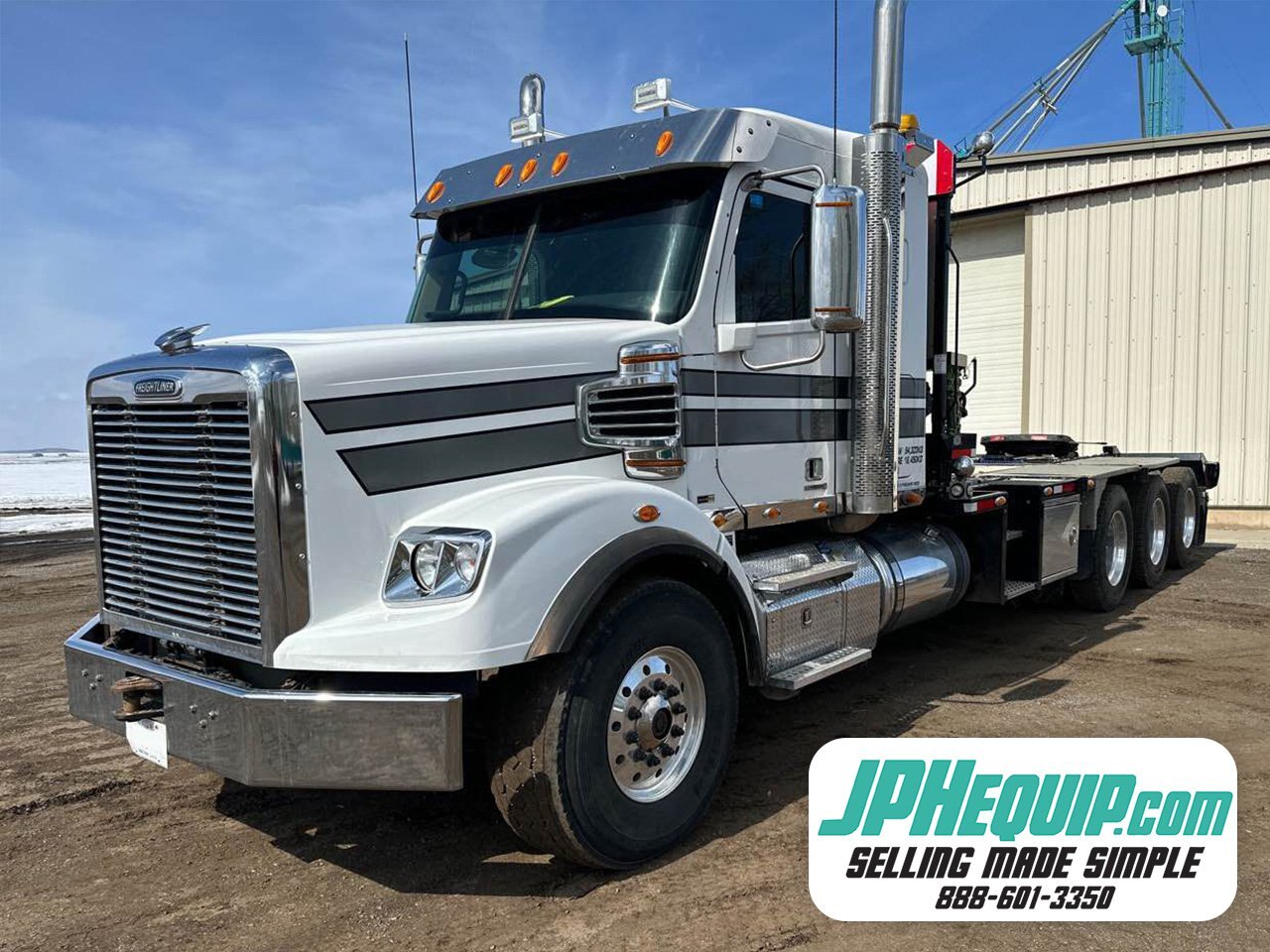 2012 Freightliner Coronado Tri-axle Winch Truck (Texas bed) #9290 AS