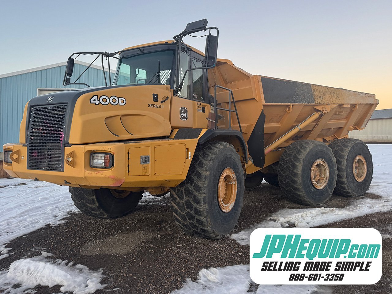 2011 Deere 400D II Rock Truck ADT #9292 JP