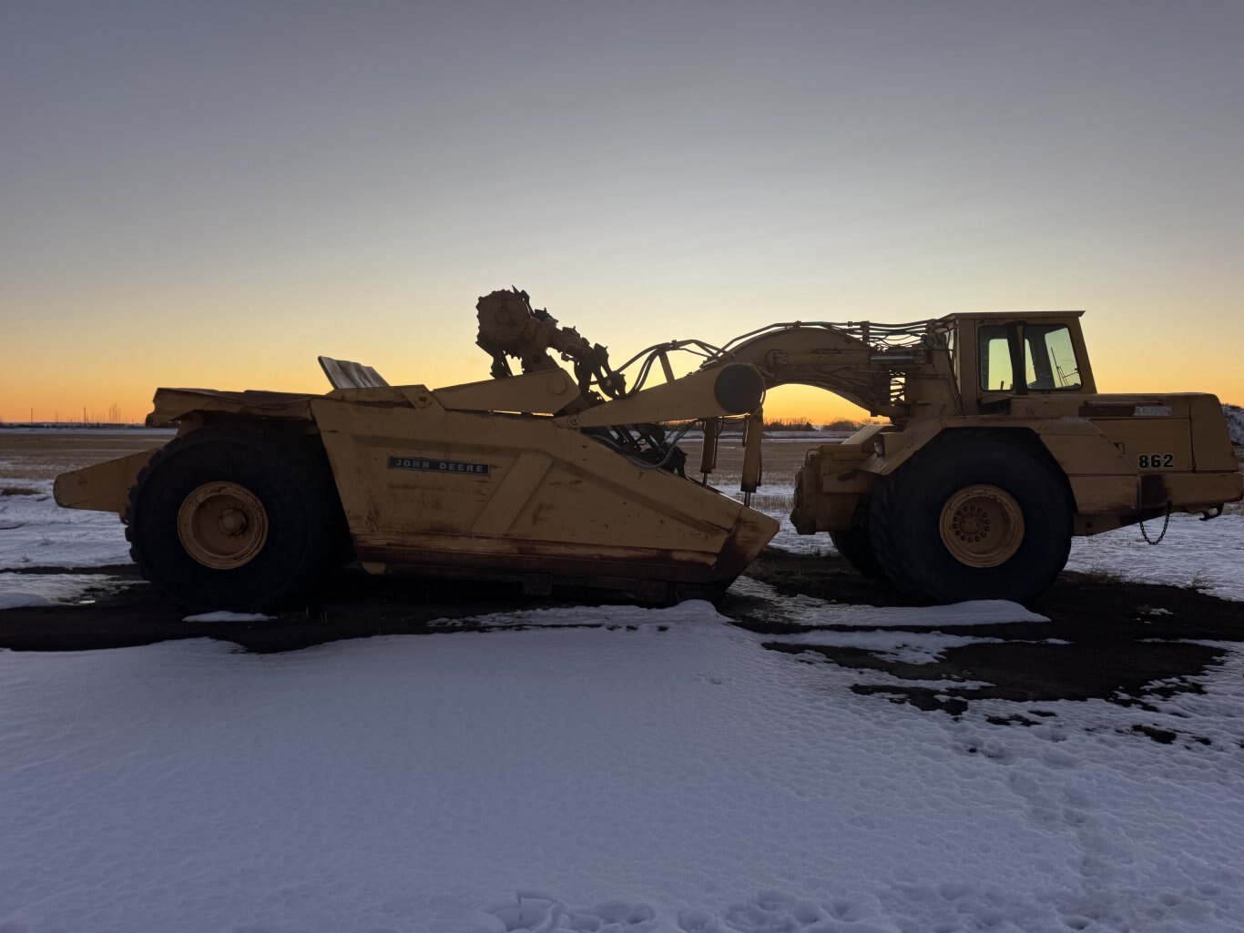 1981 John Deere 862 Elevating Scraper #9293 JP