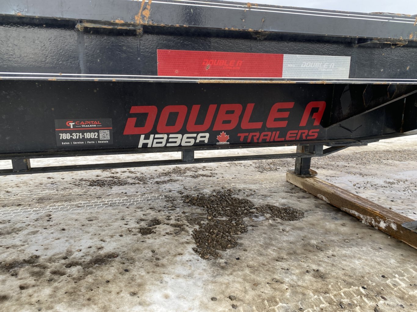 2023 Double A HB368 32 Pinto Hitch Triaxle Trailer #9297 BP