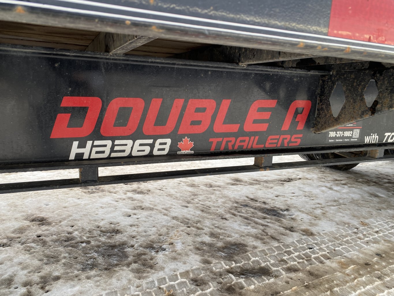 2023 Double A HB368 32 Pinto Hitch Triaxle Trailer #9297 BP