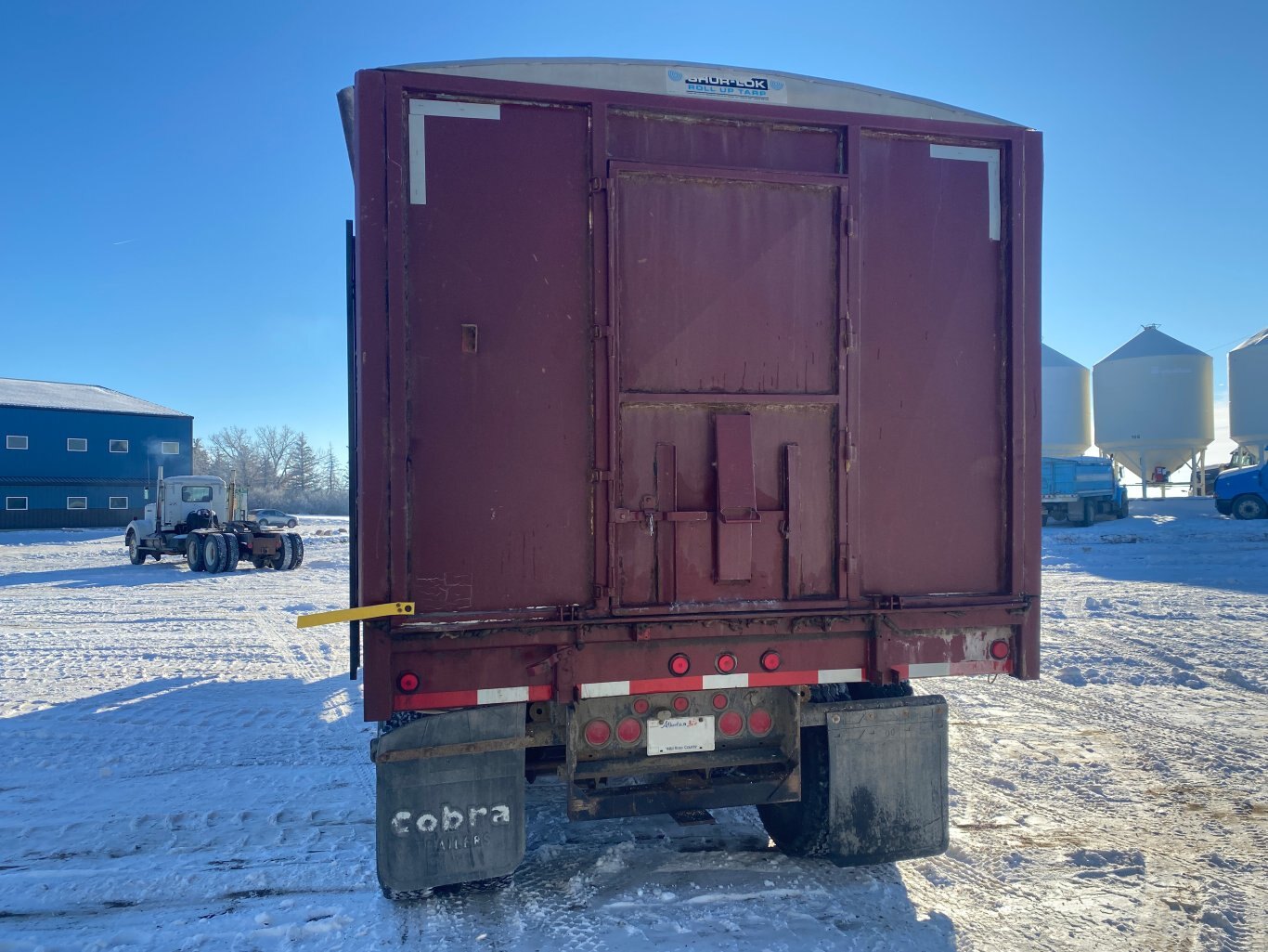 1995 Midland End Dump Trailer ** Wholesale Unit ** Triaxle Grain Trailer #9299 BP