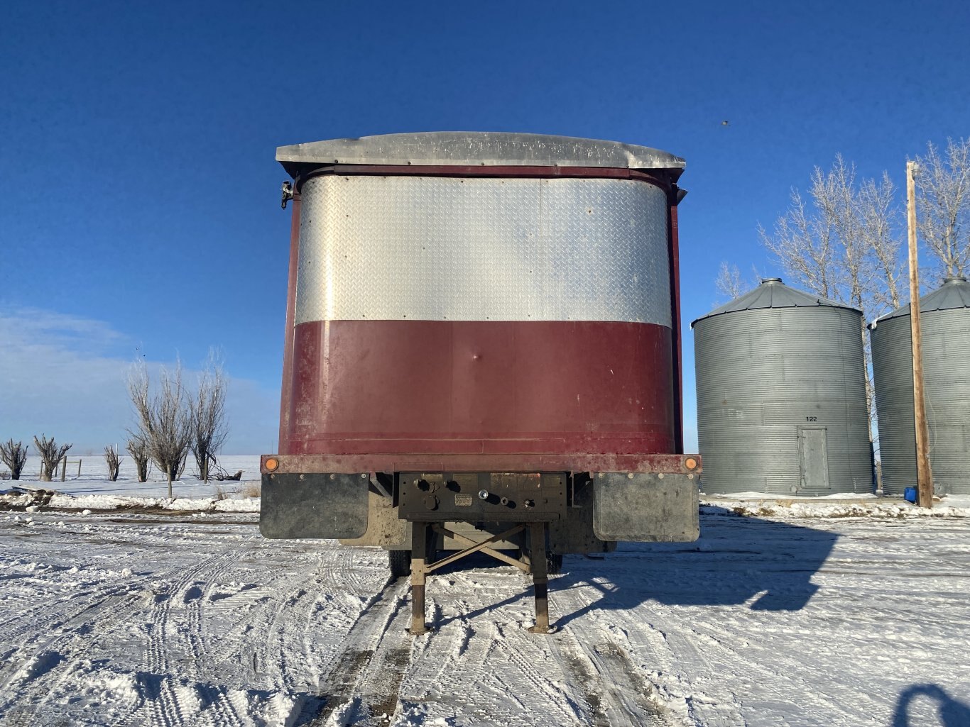 1995 Midland End Dump Trailer ** Wholesale Unit ** Triaxle Grain Trailer #9299 BP