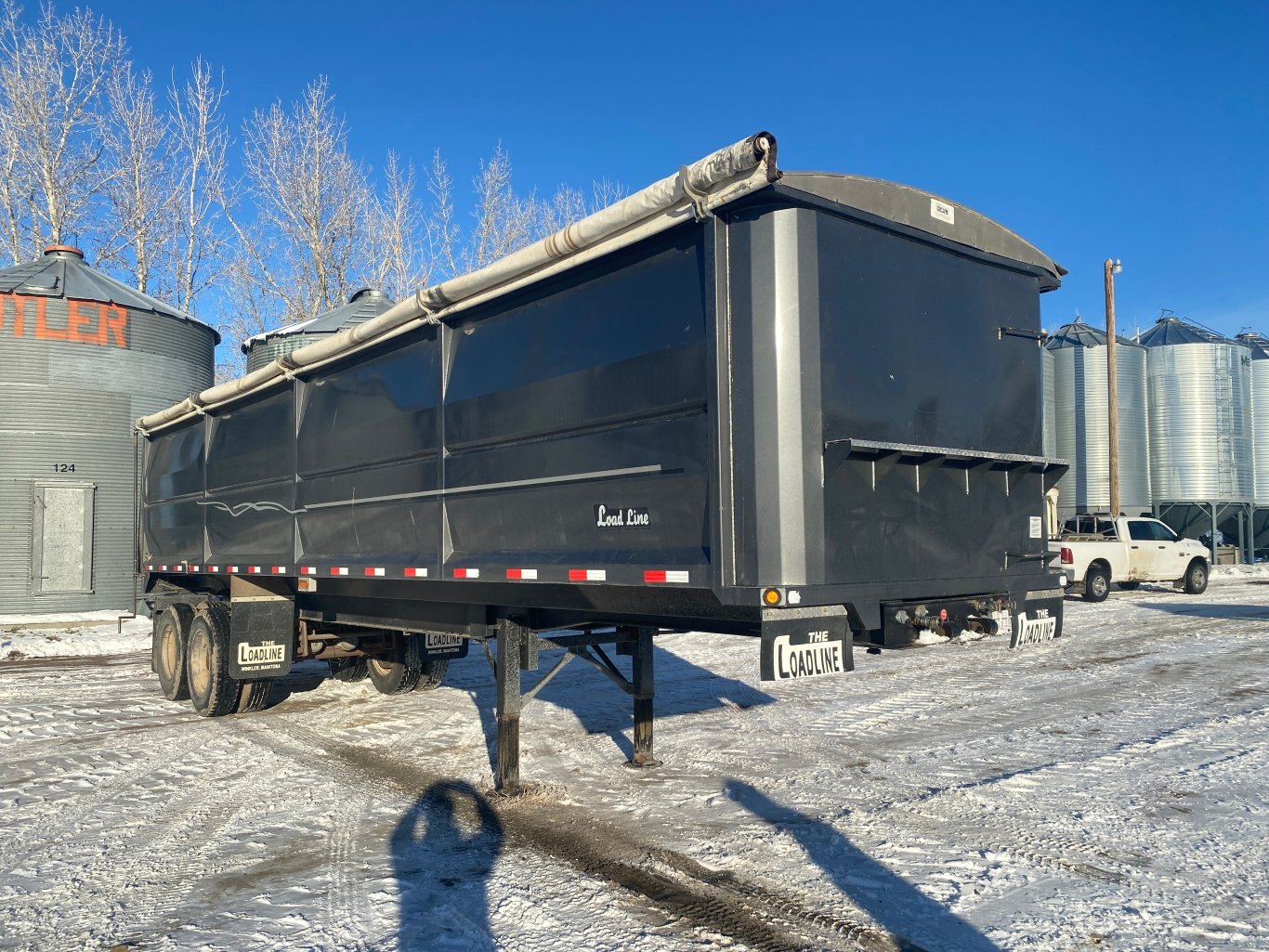 2021 Loadline End Dump Trailer ** Wholesale Unit ** Tandem Axle Grain Trailer #9301 BP