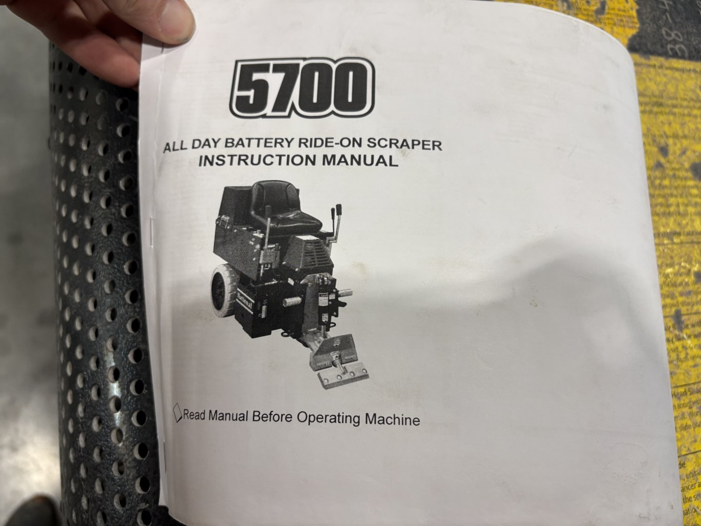 2016 National Flooring 5700 Ride on Floor Stripper #9304 AS