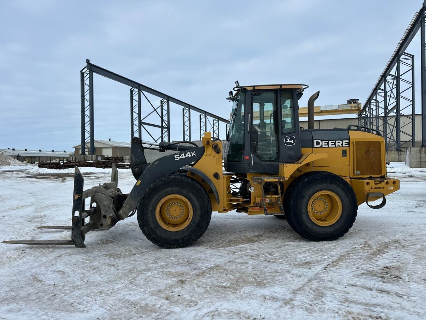 2010 John Deere 544K Wheel Loader with Forks #9311 JA