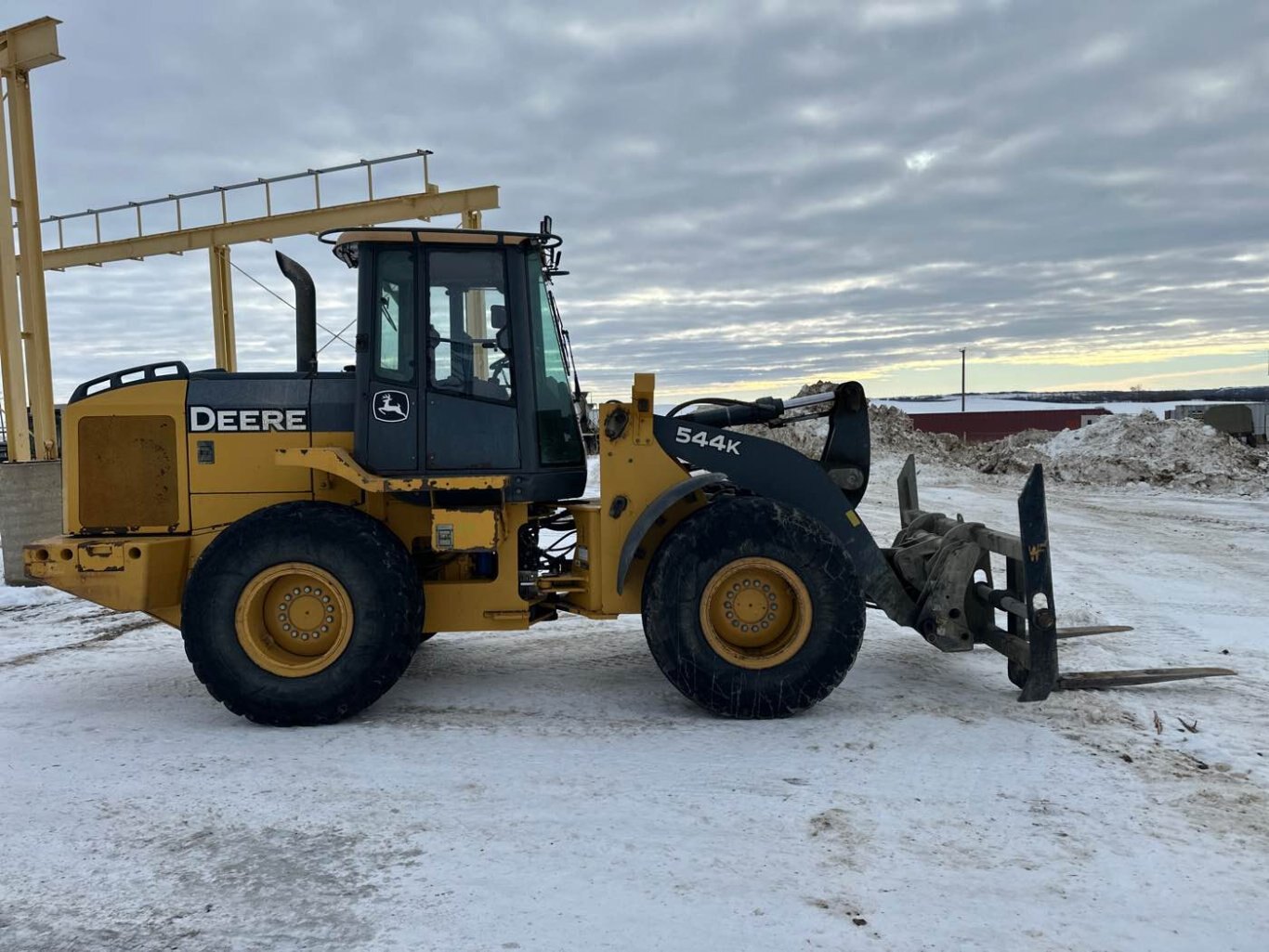 2010 John Deere 544K Wheel Loader with Forks #9311 JA