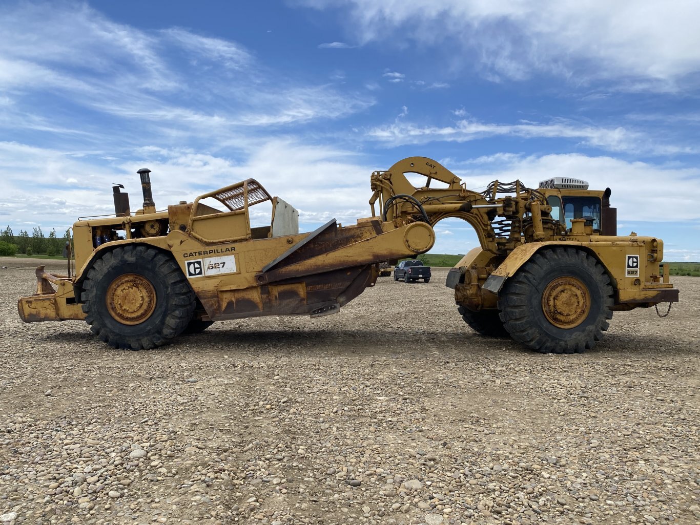 1973 CATERPILLAR 627 Motor Scraper #9312 BP