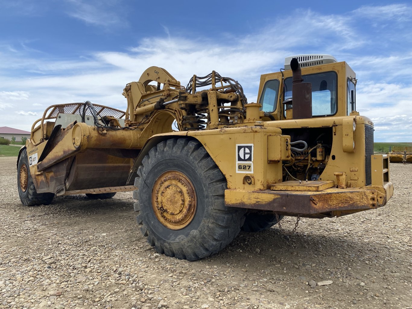 1973 CATERPILLAR 627 Motor Scraper #9312 BP