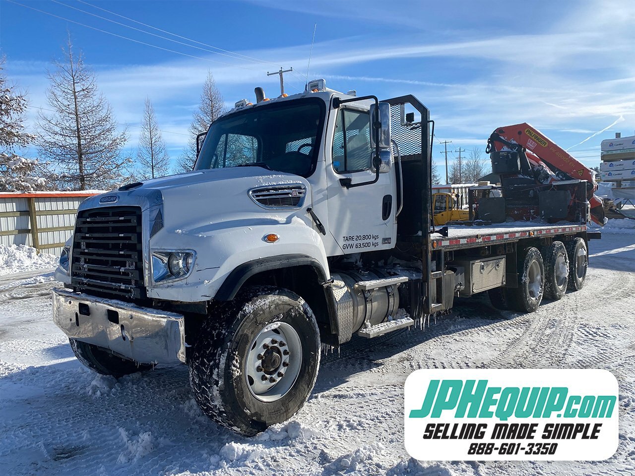 2012 Freightliner M2 Business Class Palfinger Crane Truck #9313 AS