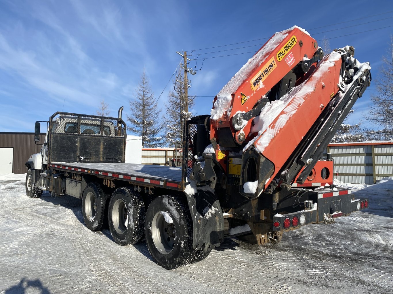 2012 Freightliner M2 Business Class Palfinger Crane Truck #9313 AS