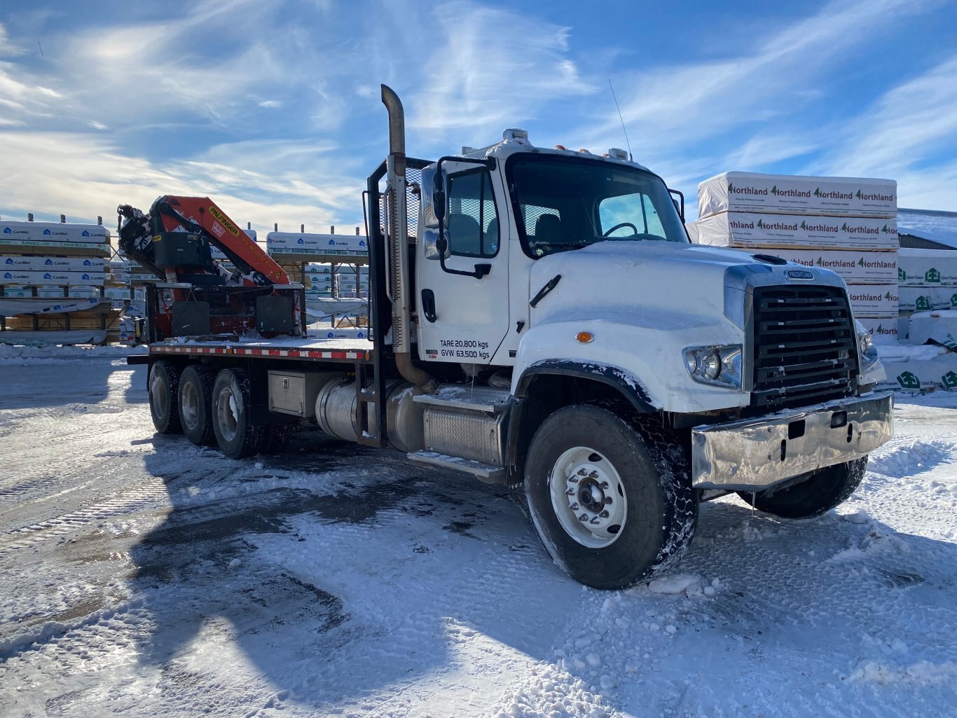 2012 Freightliner M2 Business Class Palfinger Crane Truck #9313 AS