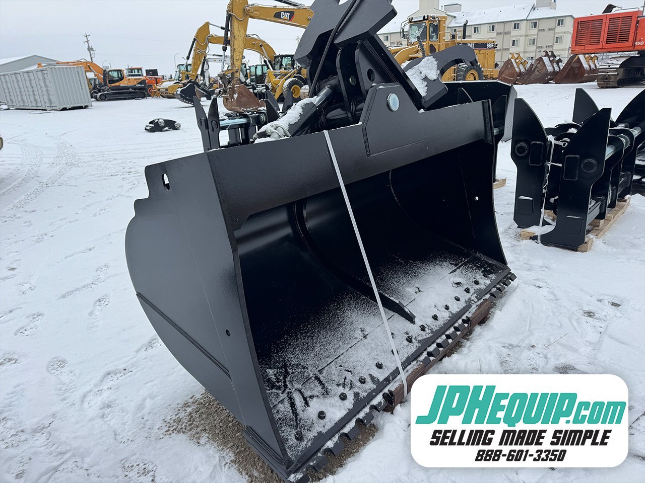 250 Series 96in Twist Excavator Manure Feedlot Bucket #10243 JPH