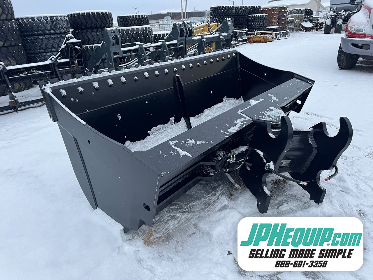 250 Series 120in Twist Excavator Manure Feedlot Bucket #10247 JPH