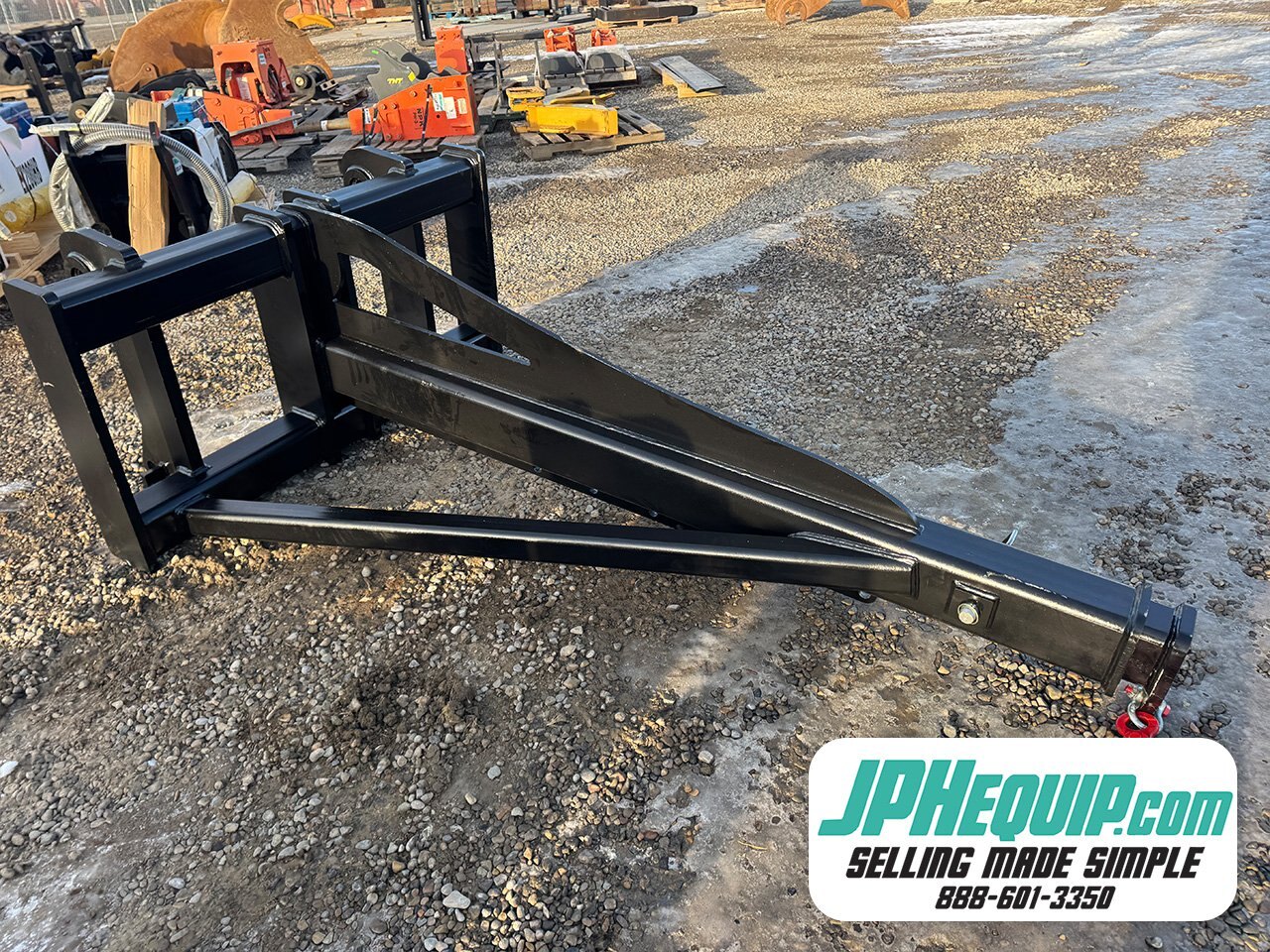 Wheel Loader JIB Boom Stinger ISO High Vis Deere 624P #10300 JPH