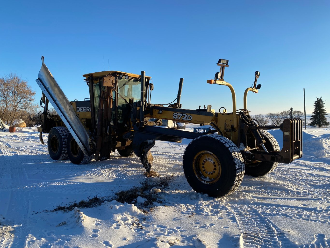 2006 Deere 872D Motor Grader with Snow Wing #9318 BP