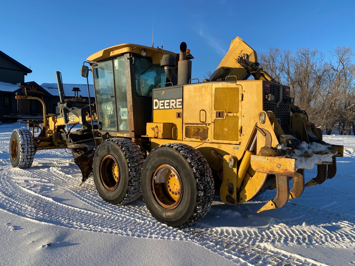 2006 Deere 872D Motor Grader with Snow Wing #9318 BP