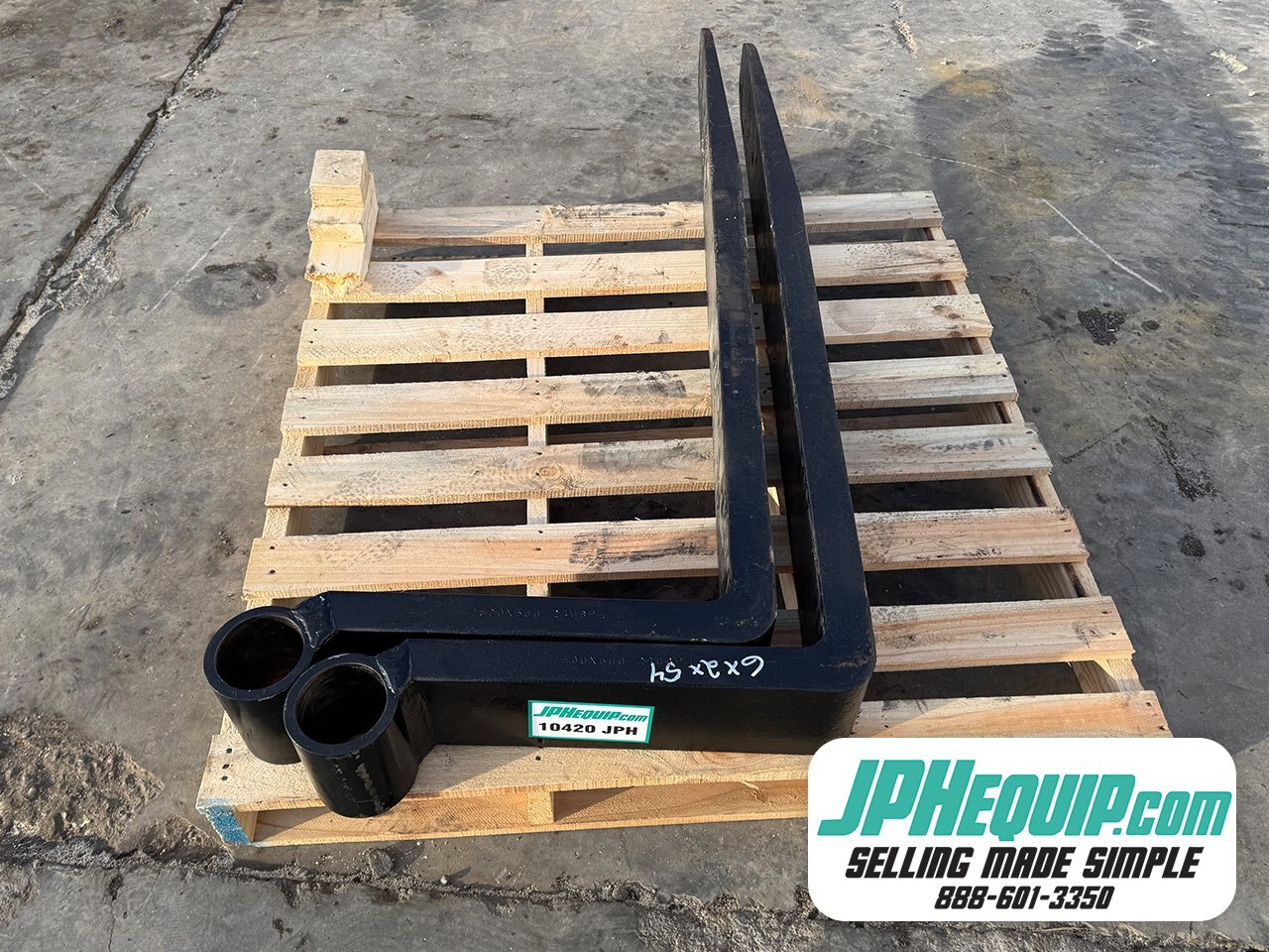 Loose Pallet Forks 54x2x6 #10420 JPH