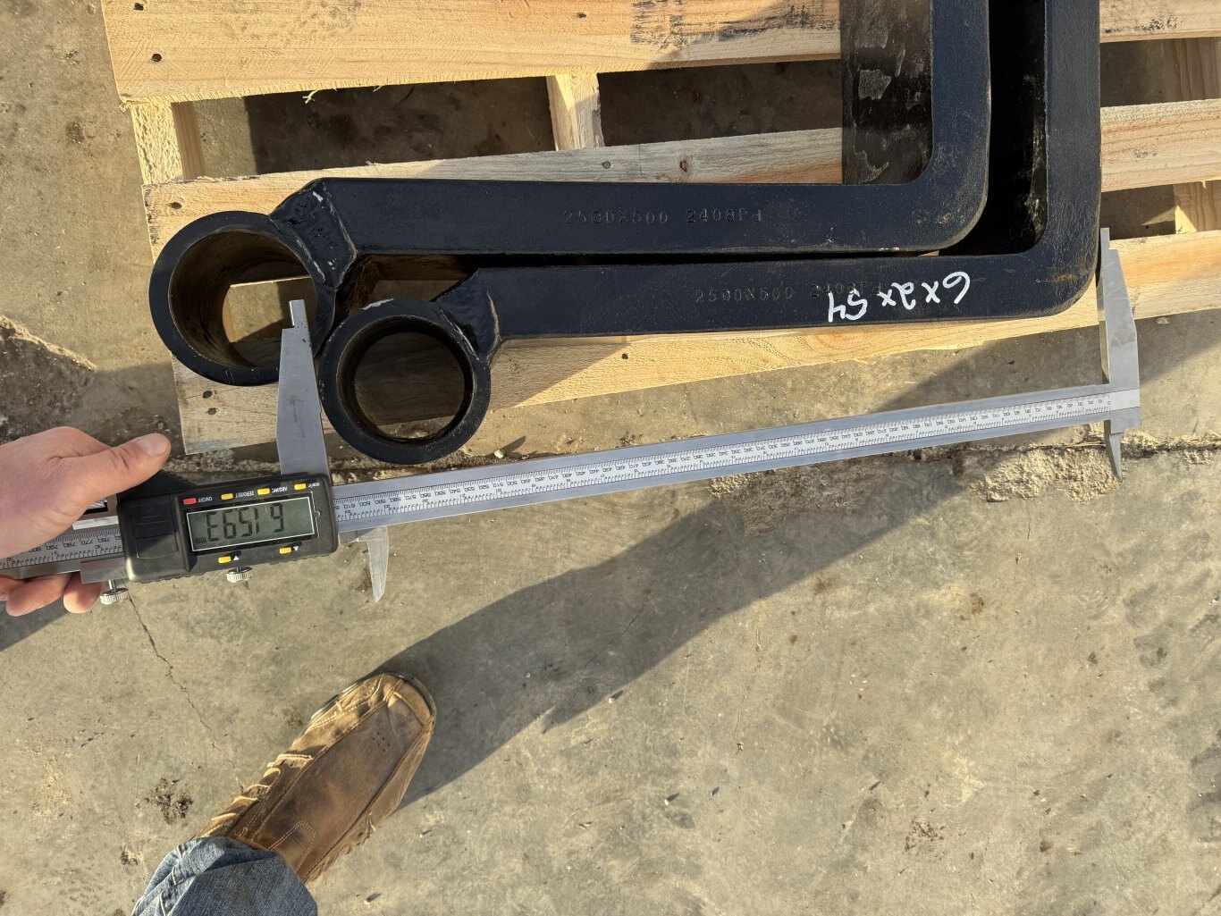 Loose Pallet Forks 54x2x6 #10420 JPH