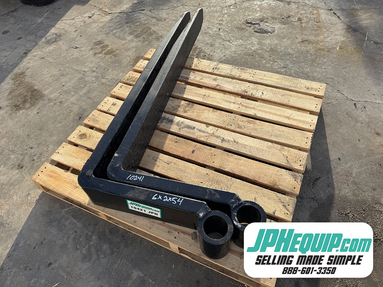 Loose Pallet Forks 54x2x6 #10421 JPH