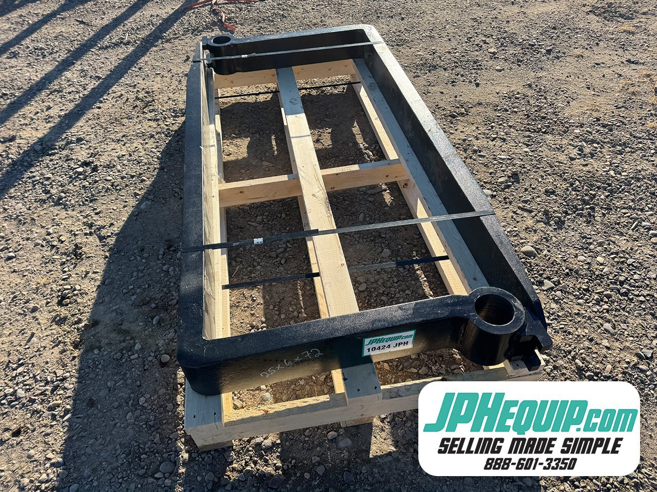 Loose Pallet Forks 72x2.5x6 Multiple Carriages Available #10424 JPH