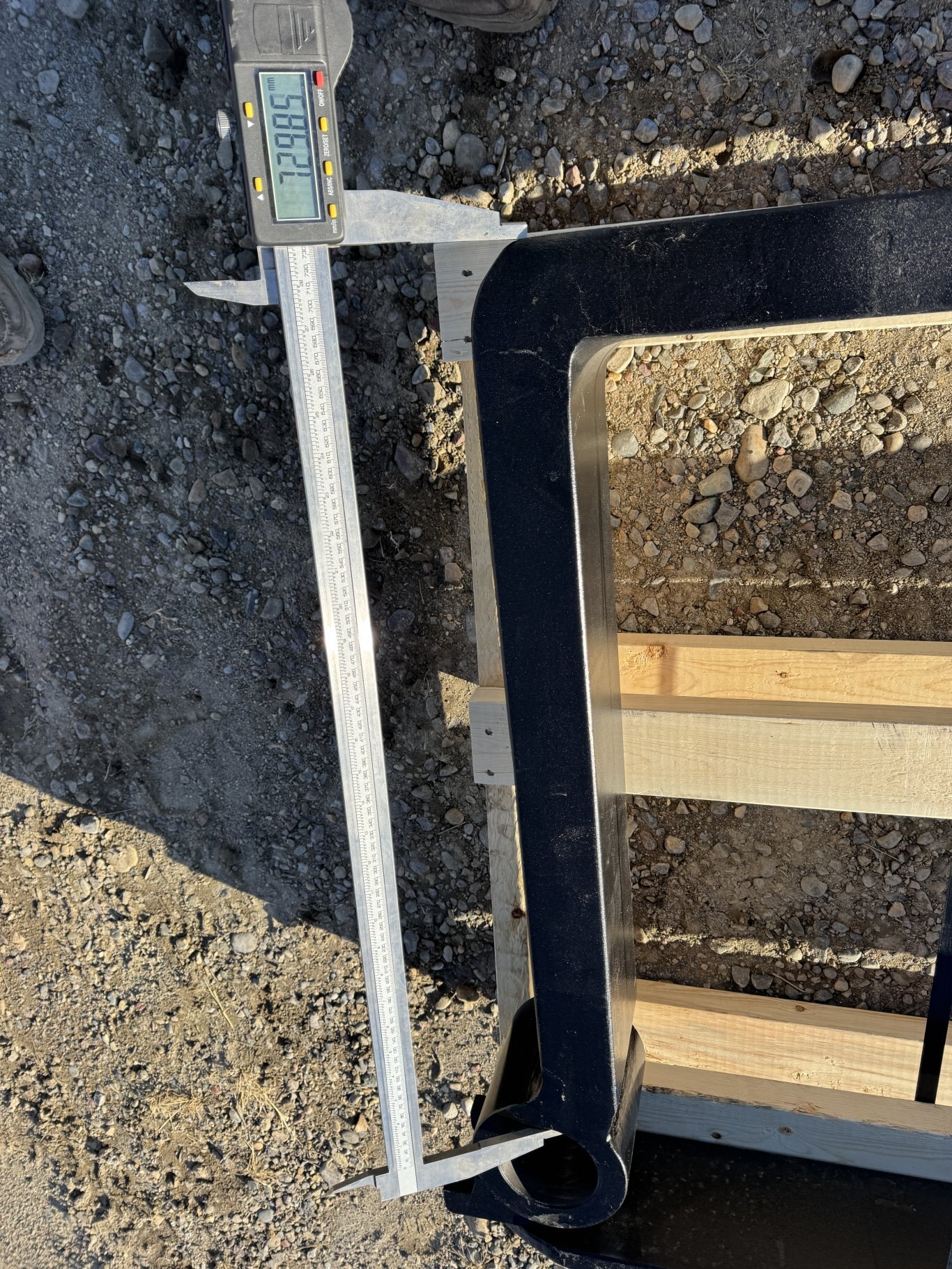 Loose Pallet Forks 72x2.5x6 Multiple Carriages Available #10424 JPH