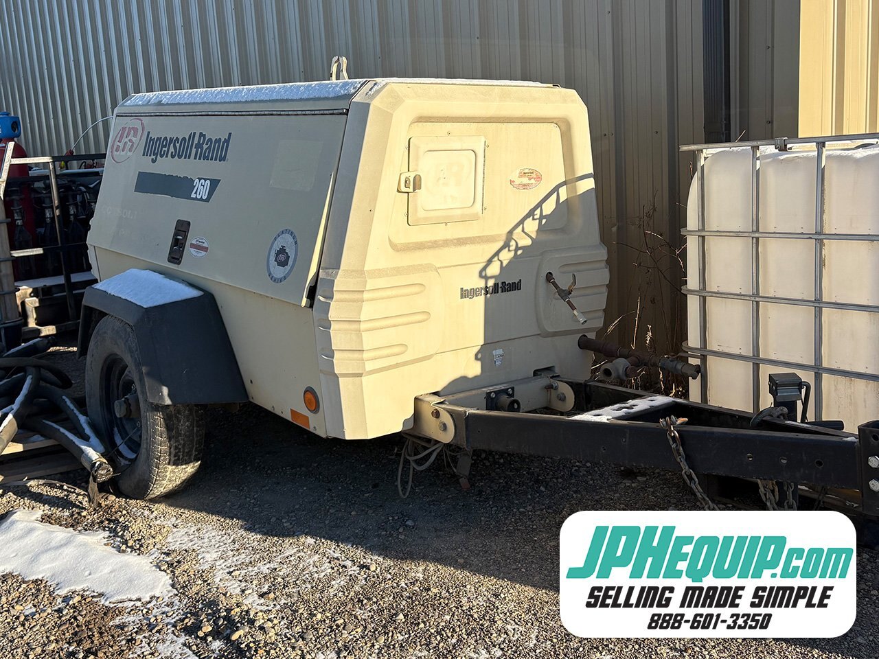 2003 Ingersoll Rand P260WIR Towable Compressor #9334 AS