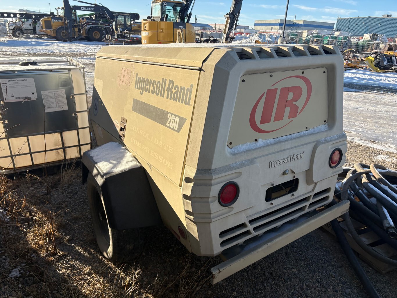 2003 Ingersoll Rand P260WIR Towable Compressor #9334 AS